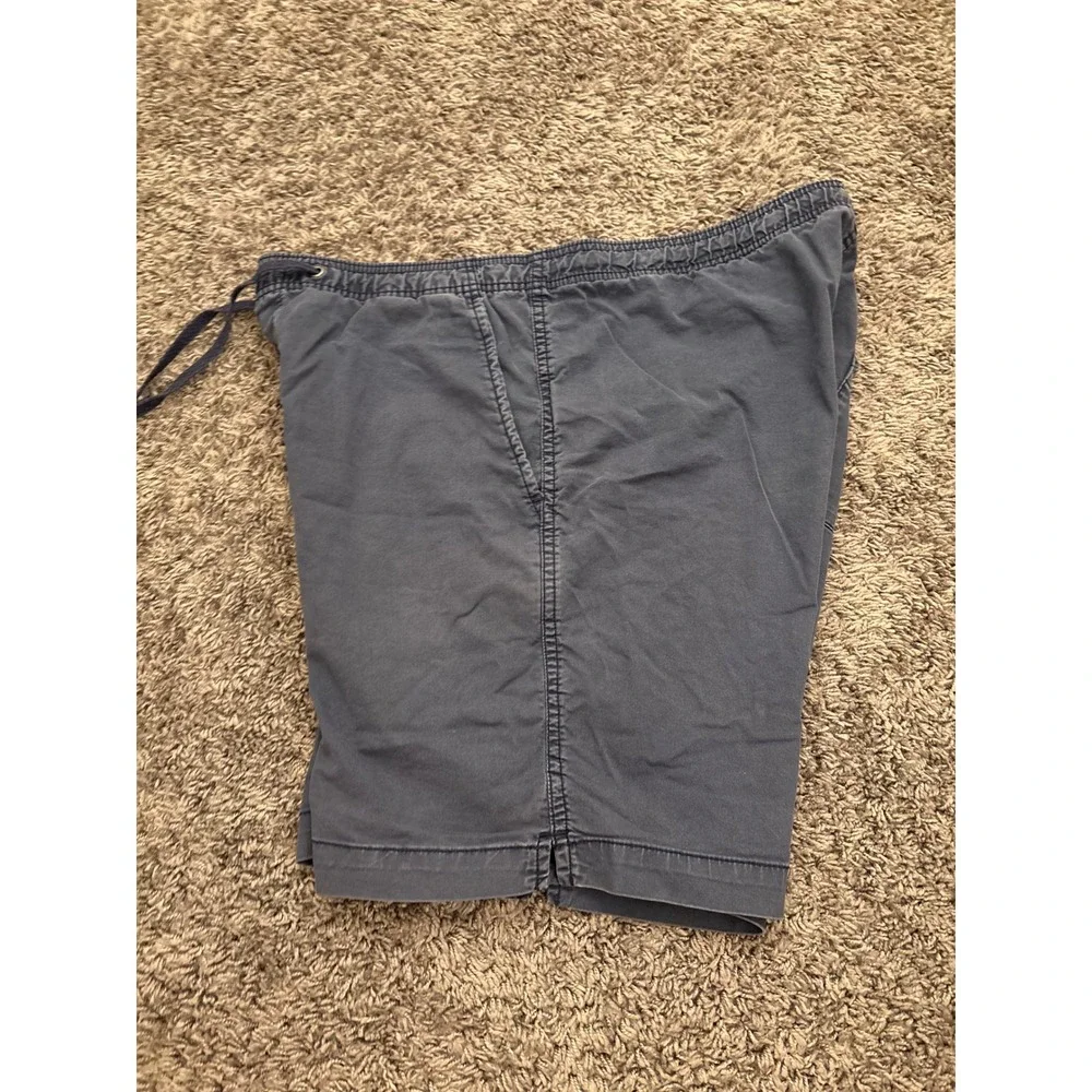 Gap Mens Blue Pull-On Chino Shorts Small Drawstring Elastic Waist Casual Summer